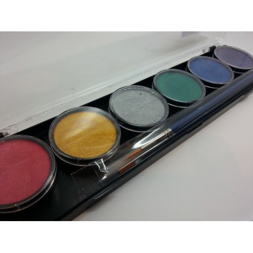 Diamond FX Palette Metallic 6 x 10g (Diamond FX Palette 6 x 10g - metallic)